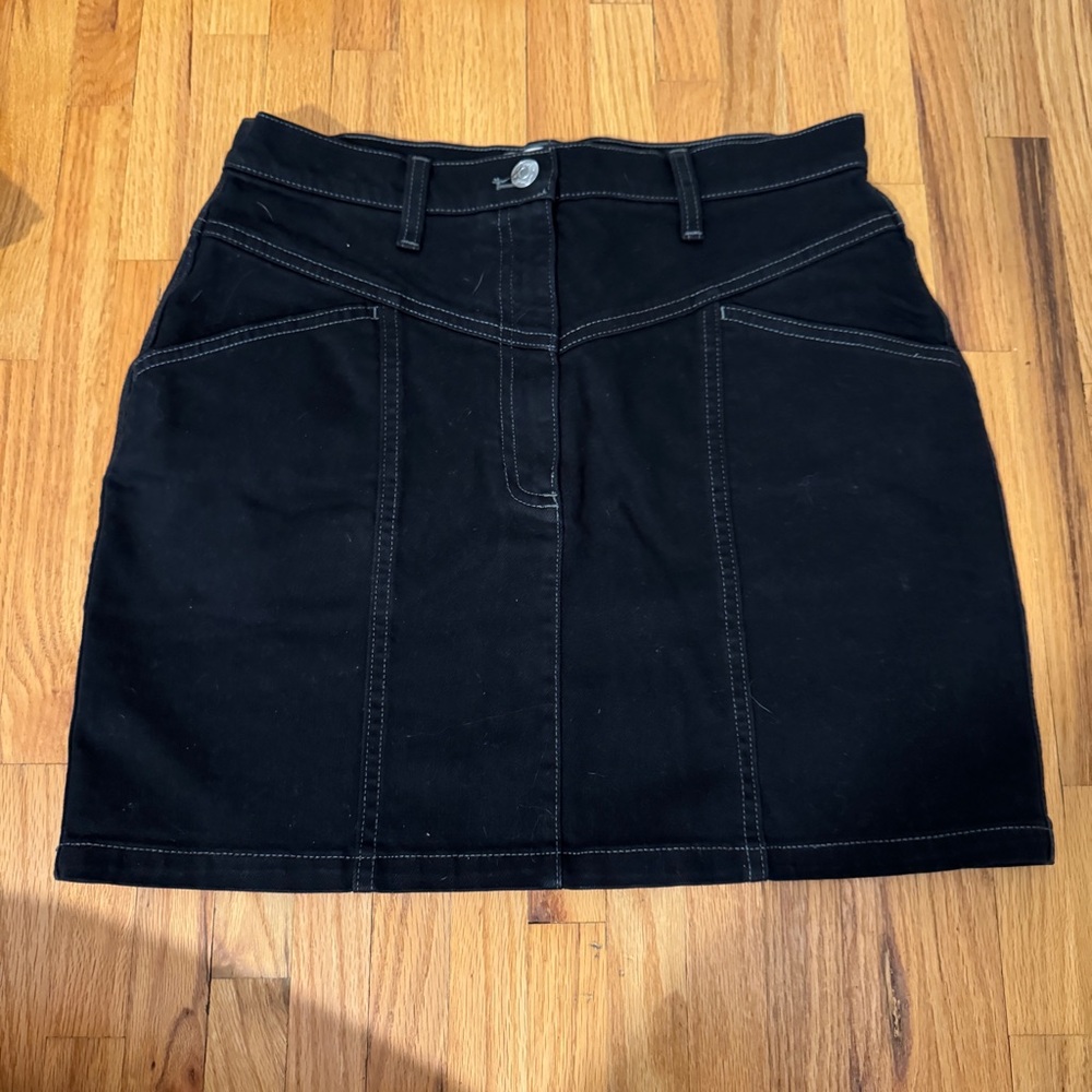 Wilfred Black Mini Skirt